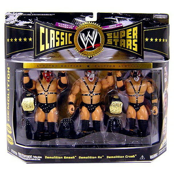 WWE Wrestling Classic Superstars Series 3 Demolition Action Figure 3-Pack