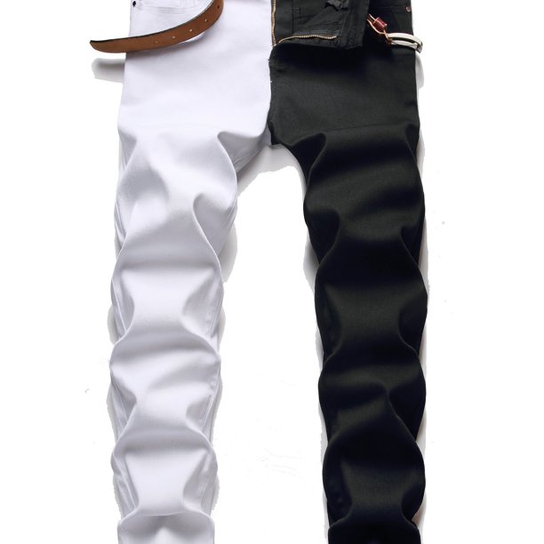 Jeans ajustados de corte recto para hombre Jeans de mezclilla elásticos lavados informales Los más vendidos