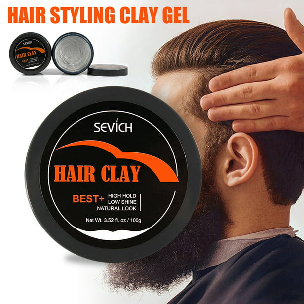 80G Hair Styling Clay Gel for Men Strong Hold Hairstyles Matte Finished  Molding Cream - Walmart.com