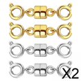 thumbnail image 1 of 2x4 Cierres Magnéticos Para Collar, Extensores De Superficie Brillantes Y Versátiles, 1 of 8