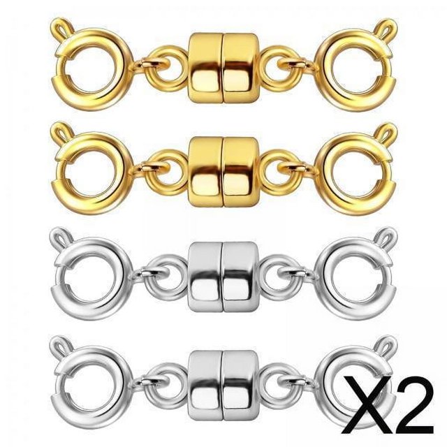 2x4 Cierres Magnéticos Para Collar, Extensores De Superficie Brillantes Y Versátiles