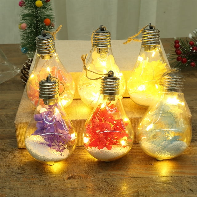 Bolas de Hortensia Decorativas Transparentes y Luminosas para Navidad | Material: Vidrio | Color: Verde | 111 × 7 × 6 Cm | Ahorro de Energía | Fácil Instalación | Ideal para Diversas Ocasiones | 1 Bo