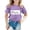Purple, variant on Girls Short Sleeve Happy Birthday Print T Shirt Kids Child Fans Present Tops, 12-13 Years, Purple