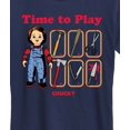 thumbnail image 3 of Chucky - Retro Time To Play- Womens Short Sleeve Graphic T-Shirt, 3 of 5