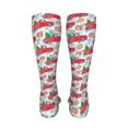 thumbnail image 6 of Pofeuu Watercolor Red Truck And Fir Tree Print Stockings, Adult Running Hiking Socks for Youth and Adult-One Size, 6 of 8