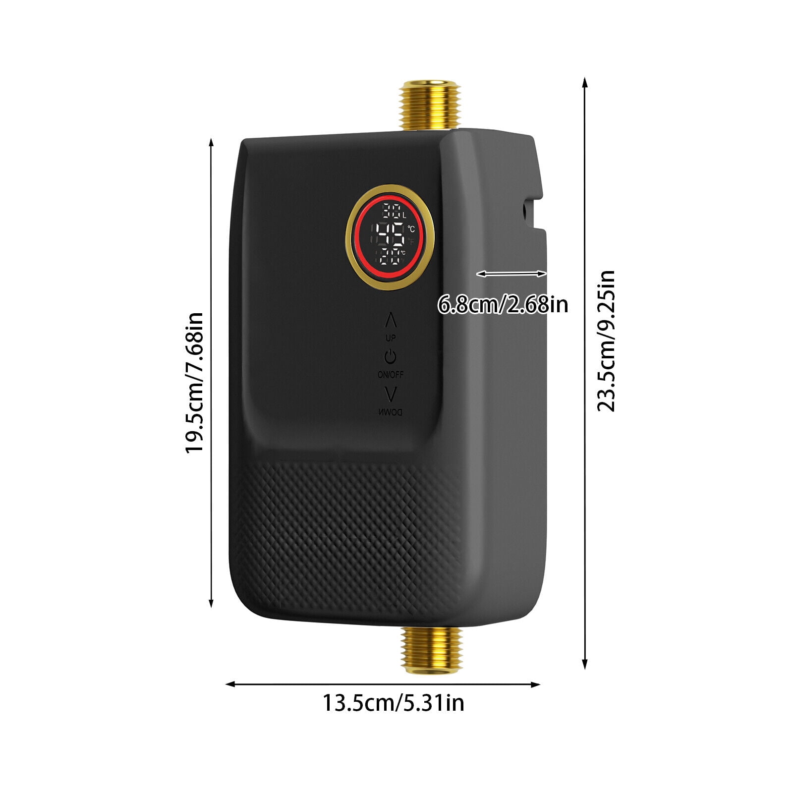 TFCFL Electric Water Heater Instant Hot Water Heater Bathroom Kitchen Hot Water Heater 110V 3000W