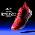 thumbnail image 4 of Hundred HBFS-3M002-3-8.0 Blade Badminton Shoes - Red & Black - Size 8 UK, 4 of 7