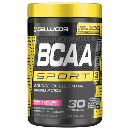 Cellucor BCAA Sport BCAA Powder, Cherry Limeade, 30 (Best Natural Bcaa Powder)