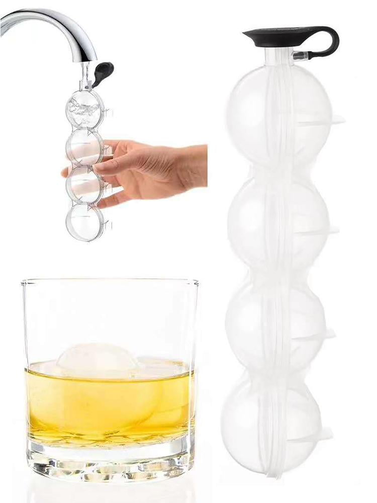 For Bar Whiskey Cocktails Bar Ice Cube 4 Ball Maker Mold Sphere Large Tray Whiskey Diy Mould