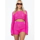 thumbnail image 5 of Txlixc Traje de 2 piezas para mujeres con mangas tejidas con cuello redondo hueco Txlixc moda, 5 of 6