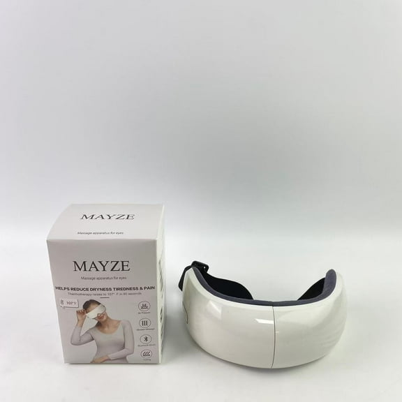 MAYZE Massage apparatus for eyes, Birthday Gifts for Women/Men, Bluetooth Music Heated Eye Massager Ideal Relaxation Gift for Mom, Reducing Dry Eye/Eye Fatigue/Improving Sleep