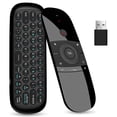 thumbnail image 3 of W1 Fly Air Mouse Mini Wireless Keyboard 2.4G fly air mouse air Rechargeble IR Remote Control Air Mouse for Smart Home Android TV Box PC, 3 of 9