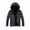 Grey, variant on Baby Winter Jacket Kids Bear Ears Hooded Coat Boys Girls Long Sleeve Warm Zipper Up Solid Color Coat Jacket With Pocket Size 3-4 Years