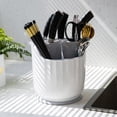thumbnail image 1 of Feltree Kitchen Rotating Knife Rack Shelf Countertop Multifunction Chopsticks Tube Knife Rack Integrated Storage Box Home Knife Rack, 1 of 8