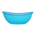 thumbnail image 5 of TigerChef 80 Ounce Neon Glow In The Dark Under Blacklight Colored Heavy Duty Disposable Plastic Oval Contoured Bowls Set In Pink Blue Green Orange Set Of 4 (80 Oz Oval Bowl, Multi-Colored), 5 of 6