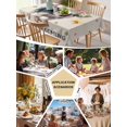 thumbnail image 5 of Spring Pig Table Cloth, Waterproof Tablecloth for Rectangle Tables, Butterfly Botanical Floral Rustic Reusable Washable Fabric Table Cover for Restaurant Kitchen Dining Tables 54"x108", 5 of 9