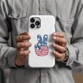 thumbnail image 3 of American Flag Peace Magnetic iPhone Tough Case, 3 of 7