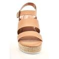 thumbnail image 3 of Womens Wedge Sandal Open Toe Ankle Strap Wedge Sandal for Women, 3 of 4