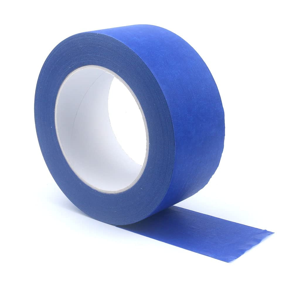 Blue Masking Tape - 2 inch x 55yds. Wide Masking Tape for Safe Wall ...