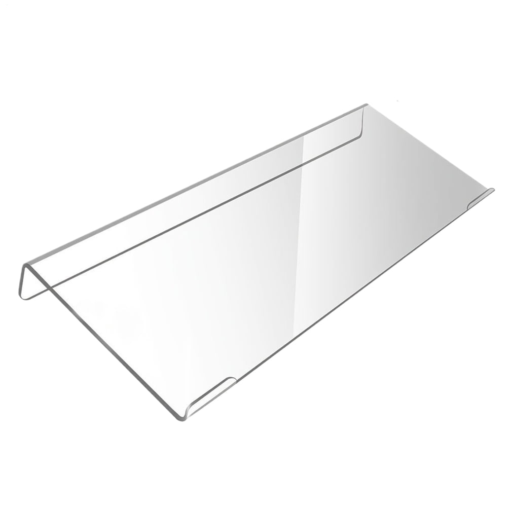 Ksruee Keyboard Stand Ergonomic Tilted Clear Riser PC Keyboard Stand Riser for Typing for Home Study Room Reception School Cubicle Work Gamers Students Programmers