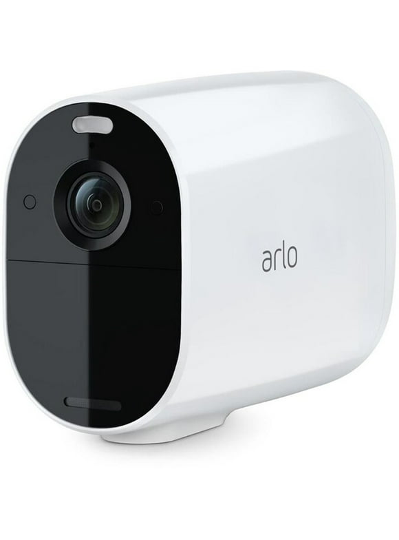 Arlo Essential VMC2032-100NAS Indoor/Outdoor HD Network Camera, Color, Monochrome, 1 Pack, White