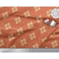 thumbnail image 3 of Soimoi Polyester Crepe Fabric Floral Block Print Sewing Fabric Yard 42 Inch Wide, 3 of 5