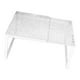 thumbnail image 5 of Estante de almacenamiento expandible para gabinete, organizador de cocina ajustable para despensa y encimera Blanco 27 a 38cm, 5 of 9