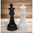 thumbnail image 2 of Ceramic King Queen Chess Pieces Salt Pepper Shakers Kitchen Gift, 2 of 3
