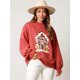 thumbnail image 4 of Sudadera con capucha y parches de purpurina, camiseta vintage, ropa de calle de manga larga ajustada estilo Harajuku, ropa de mujer, camiseta navideña, otoño e invierno 2024, 4 of 5