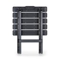 thumbnail image 4 of Camco 51885 Large Adirondack Portable Outdoor Furniture Folding Table, Charcoal, 4 of 7