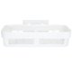 thumbnail image 1 of Estante de almacenamiento para baño sin perforaciones, estante de almacenamiento de artículos diversos de cocina montado en la pared de plástico, 1 of 8