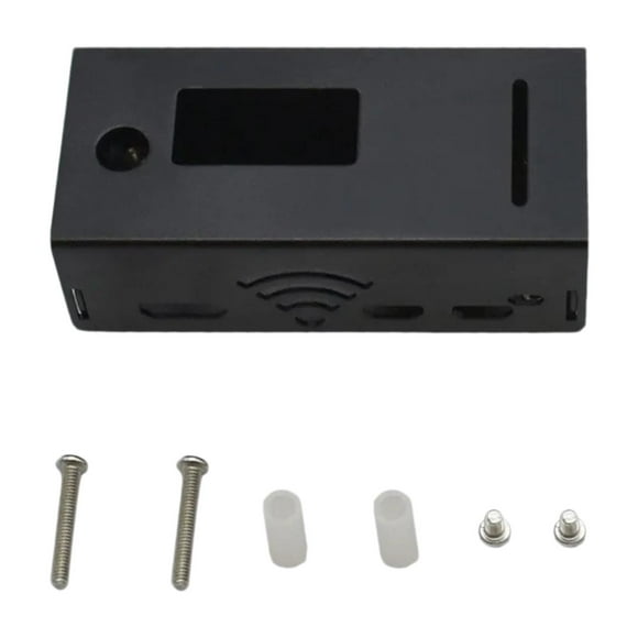 Estuche para placa de expansión con tornillo, portátil, resistente al desgaste, robusto, premium, fácil de instalar, carcasa protectora con disipador negro