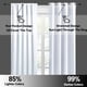 thumbnail image 5 of Cortinas RYB HOME para oscurecer habitaciones, 42 x 36 cm, blanco grisáceo, 2 paneles, 5 of 9