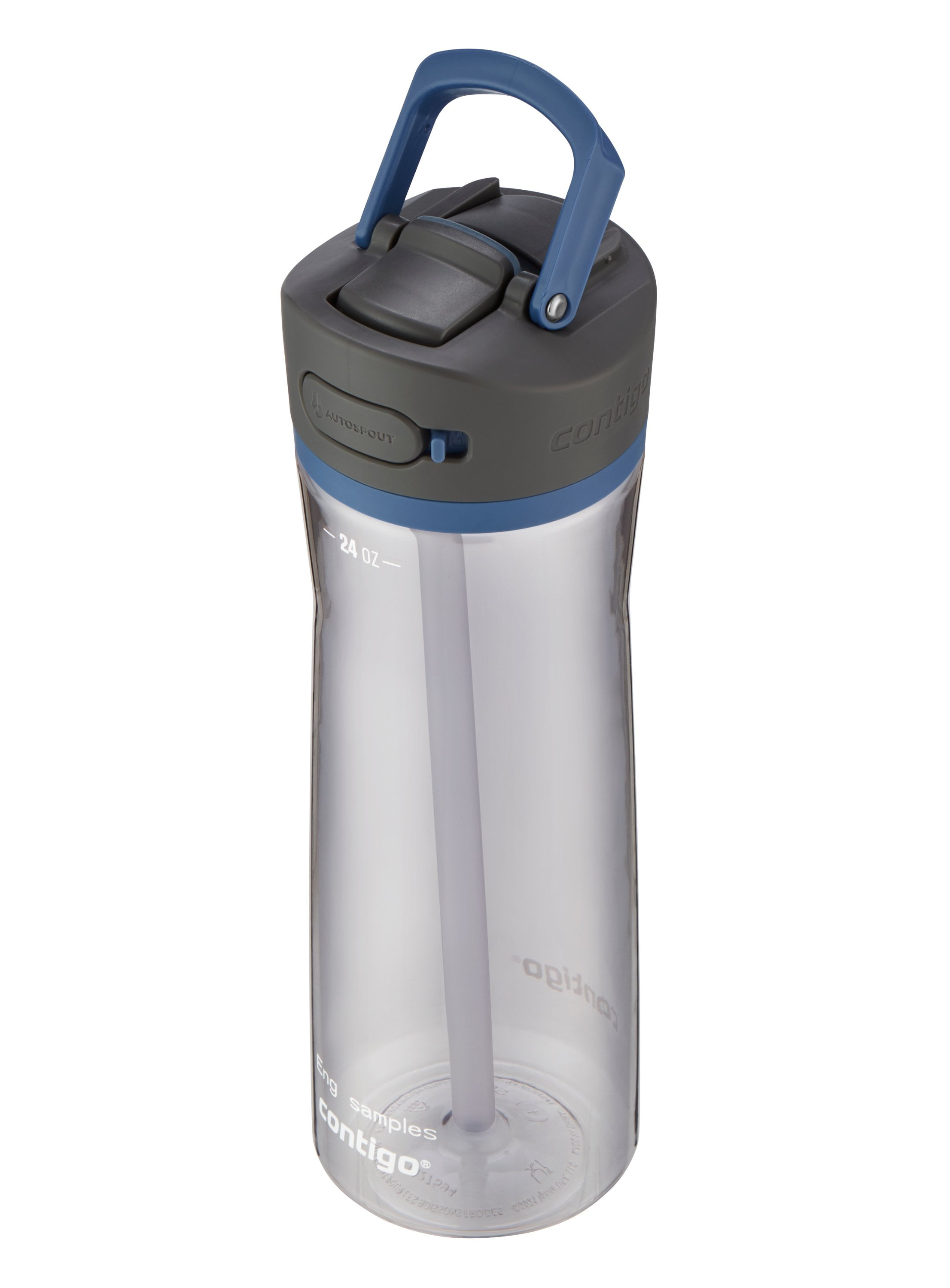 Contigo 24 fl oz Plastic Water Bottle with Caravaner Clip - BPA-Free,  Dishwasher Safe in the Water Bottles & Mugs department at