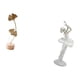 thumbnail image 5 of Escultura Nórdica Creativa De Metal En Forma De Hoja Con Figura De Bailarina Abstracta, Adorno Artístico Para El Hogar, La Mesa, El Dormitorio Y La Oficina., 5 of 8