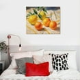 thumbnail image 4 of JEUXUS Framed Canvas Wall Art, Vintage Still Life Wall Art Home Decor, Classical Farmhouse Fruit Oil Painting for Kitchen, Dining Decor,, 4 of 4