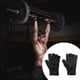 thumbnail image 4 of Soidarity 1 par de guantes de Fitness, manoplas de entrenamiento de levantamiento de pesas de medio dedo, accesorios de protección de manos portátiles Ropa Deportiva, Zapatos Negro L Soidarity OD027584-06, 4 of 6