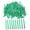 Green, variant on Riousery 100pcs Chicken Leg Bands Adjustable Fadeless Numbered Poultry Identification Tags Duck Goose Green 5.91 inches / 15 cm