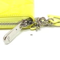thumbnail image 3 of Pre-Owned Christian Dior Dior Cannage Round Wallet, Enamel, Women's, Neon Yellow, 3 of 18