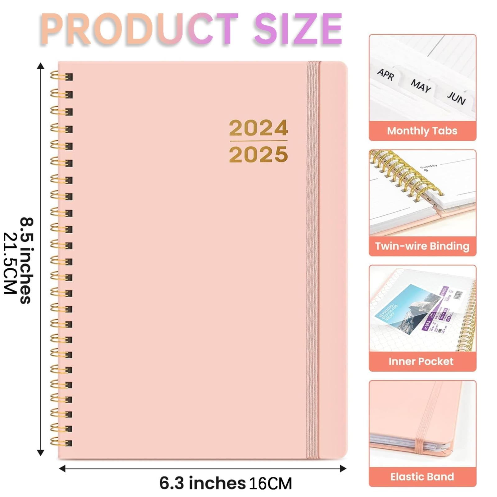 Clearance notebook for recording under $10,Academic Planner 2024 2025 For Women & Men Monthly And Weekly Calender Planner Jul 2024 Jun 2025 A5 (6.3" X 8.5") Teacher Planner 2024 2025 With Tabs I