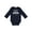Navy, variant on Injustice Anywhere is a Threat to Justice Everywhere Martin Luther King Jr. Boys or Girls Long Sleeve Baby Bodysuit