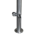 thumbnail image 2 of Fichiouy Glass Deck Railing Post Glazing Stainless Steel Pole Handrail 110cm Corner Post, 2 of 8