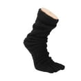 thumbnail image 2 of Unique Bargains 1 Pair Five Toe Socks Soft Thickening Warmth Socks for Women  Black, 2 of 6