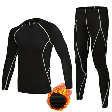 

MLFU Toddler Boys Long Johns Thermal Underwear Set Warm Thermal Top for Kids 2-Piece Set
