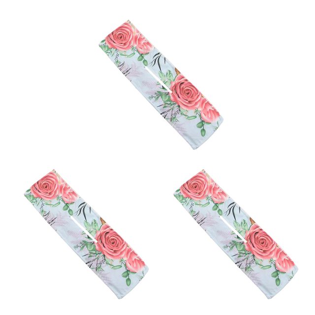 Baohd 1/2/3/5 Mode Femmes Bandeau Imprimé Noué Bandeau Fille Cheveux Chignon Tresseuse Outil 9 3PCS