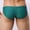 Green, variant on Mens High Waisted Triangle Bikini Bottoms Swim Short Pants Bathing Suit for Men Summer Boxer Briefs Swimwear Pants
