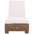 thumbnail image 4 of Safavieh Blanquilla Wood Outdoor Lounge Chair, Natural/Beige, 4 of 15