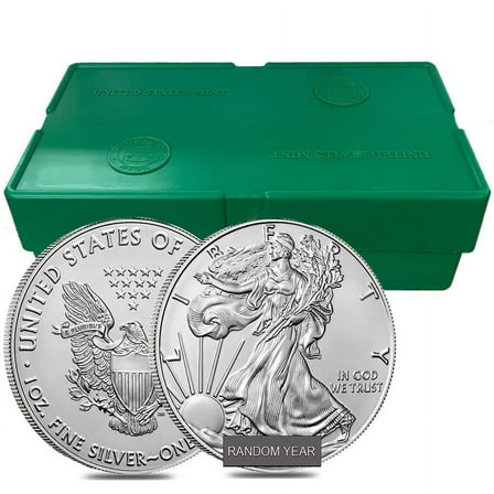 Monster Box of 500 - 1 oz Silver American Eagle $1 Coin BU (Random Year)