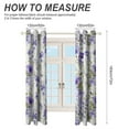 thumbnail image 2 of Floral Colorful Flower Curtains Watercolor Theme Window Curtains Grommet Blackout Drapes for Living Room Bedroom, 2 of 5