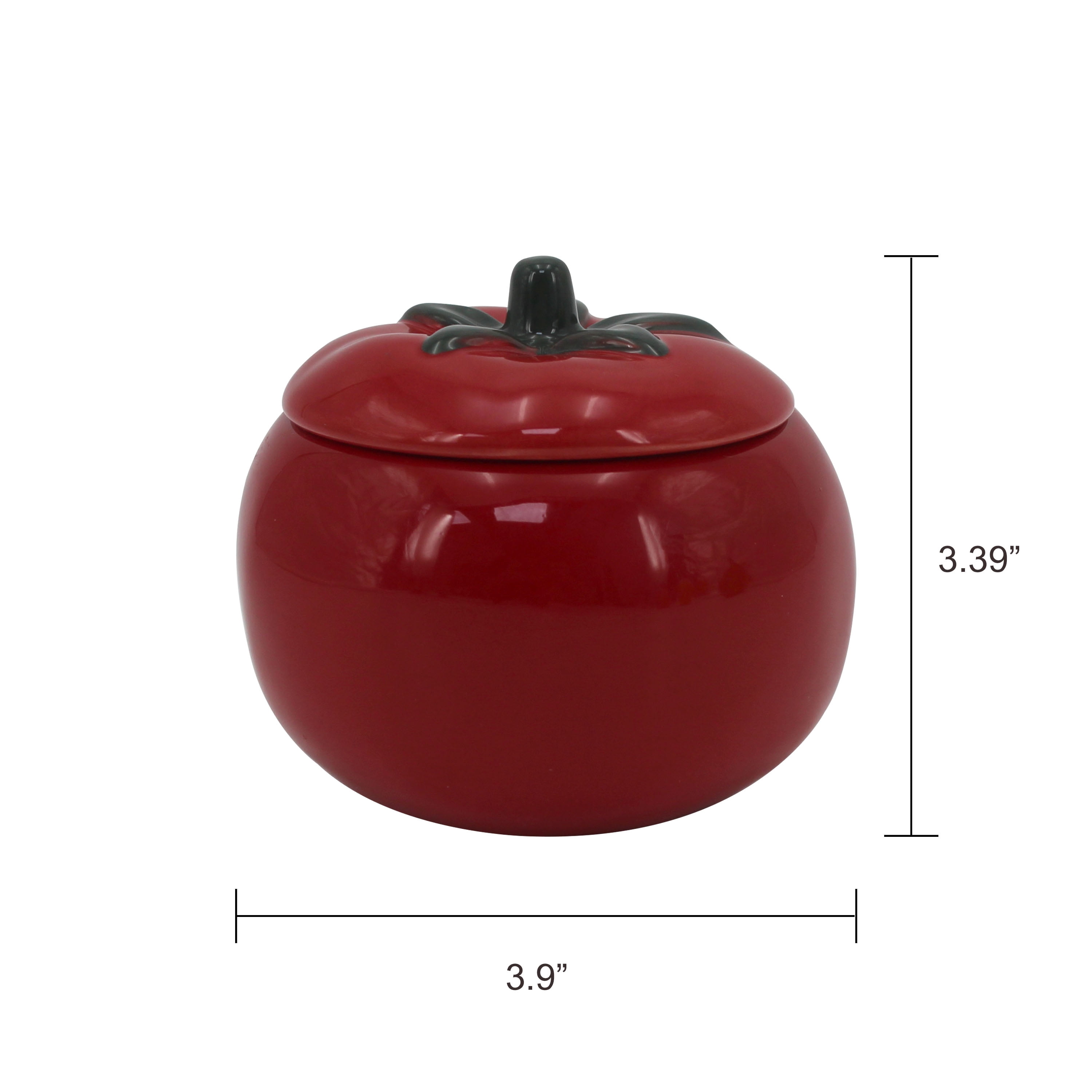 Better Homes & Gardens 1-Wick Ceramic Fruit Candle, Tomato and Thyme, 6 oz